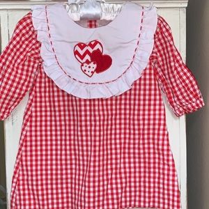 Cecil & Lou valentines bib dress